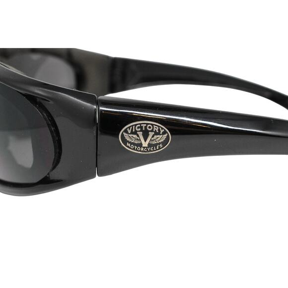 Victory Motorcycles Black Wrap w/2 Pairs of Lenses Sunglasses - GOOD CONDITION - Picture 10 of 14
